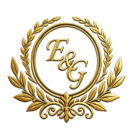 E & M monogram